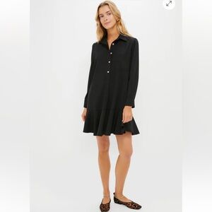 Tuckernuck Callahan Black Long Sleeve Dress, Size Large, EUC